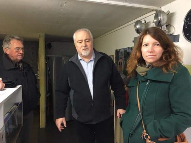 Dr. Anna Christmann besucht die Schutzbauten in Feuerbach Grüne OV