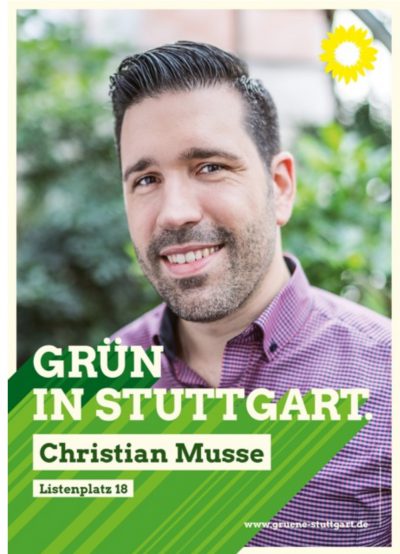 Christian Musse, Gruene Stuttgart, Feuerbach