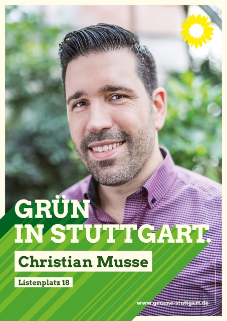 Christian Musse, Grüne Stuttgart, Kommunalwahl Stuttgart 2019