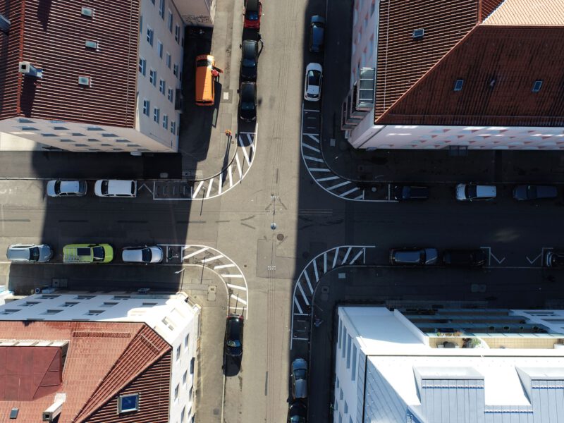 Kreuzung mit Stuttgarter Ecken